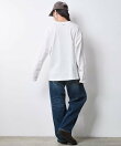 ロゴプリントロングスリーブTシャツ<大きいサイズ有>シックスタイル