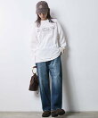 ロゴプリントロングスリーブTシャツ<大きいサイズ有>シックスタイル