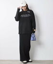 ロゴプリントロングスリーブTシャツ<大きいサイズ有>シックスタイル