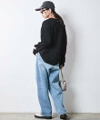 ロゴプリントロングスリーブTシャツ<大きいサイズ有>シックスタイル