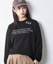 ロゴプリントロングスリーブTシャツ<大きいサイズ有>シックスタイル