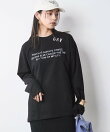 ロゴプリントロングスリーブTシャツ<大きいサイズ有>シックスタイル