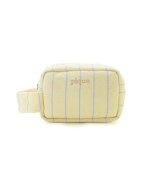 【SALE／30%OFF】gelato pique パイルポーチ ジェラートピケ 財布・ポーチ・ケース ポーチ イエロー ピンク