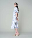 《M Maglie le cassetto》トワルドジュイ風ワンピース|トワル柄で華やぐ夏