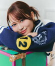 【=LOVE 大場花菜さん着用】スタジャンライクニットZIPジャケット