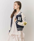 【=LOVE 大場花菜さん着用】スタジャンライクニットZIPジャケット