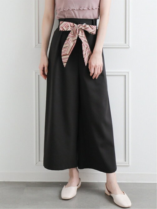 Clear スカーフベルト付きワイドパンツ Rakuten Fashion 楽天ファッション 旧楽天ブランドアベニュー Bg6650