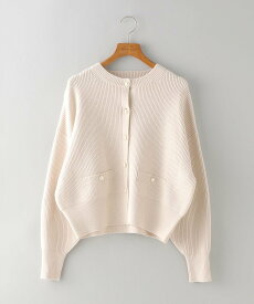 【SALE／30%OFF】apart by lowrys (W)パールボタンCD アパートバイローリーズ トップス カーディガン ベージュ ブラック ブルー グレー【送料無料】