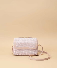 【SALE／50%OFF】Samantha Thavasa ST Jacquard シルエット ショルダーバッグ サマンサタバサ バッグ ショルダーバッグ ネイビー ブラウン ピンク ブラック【送料無料】