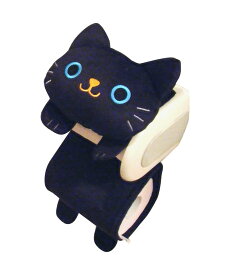 BACKYARD FAMILY ねこのロールペーパーホルダー #me01 ローラ インテリア・生活雑貨 トイレ用品・バス用品