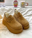 【shoes365】スエード調厚底シューズ