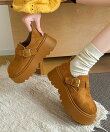 【shoes365】スエード調厚底シューズ