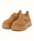 【shoes365】スエード調厚底シューズ