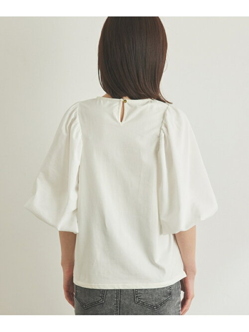 Vis ふわっと膨らむ 異素材ボリュームスリーブtシャツ Rakuten Fashion 楽天ファッション 旧楽天ブランドアベニュー Dk5651