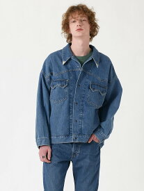 【SALE／20%OFF】Levi's ウエスタン トラッカージャケット ミディアムインディゴ THIS IS FAMILIAR リーバイス ジャケット・アウター デニムジャケット【送料無料】