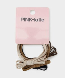 PINK-latte リボンヘアゴム5Pセット ピンク ラテ ヘアアクセサリー その他のヘアアクセサリー