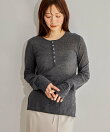 【WEB限定】柔らかヘンリーネックロンT