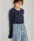 【WEB限定】柔らかヘンリーネックロンT