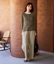 【WEB限定】柔らかヘンリーネックロンT
