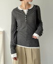 【WEB限定】柔らかヘンリーネックロンT