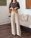 【WEB限定】柔らかヘンリーネックロンT