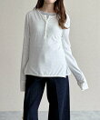 【WEB限定】柔らかヘンリーネックロンT
