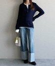 【WEB限定】柔らかヘンリーネックロンT