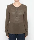 【WEB限定】柔らかヘンリーネックロンT