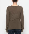 【WEB限定】柔らかヘンリーネックロンT