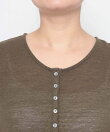 【WEB限定】柔らかヘンリーネックロンT