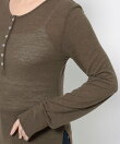 【WEB限定】柔らかヘンリーネックロンT