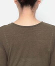 【WEB限定】柔らかヘンリーネックロンT