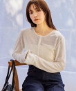 【WEB限定】柔らかヘンリーネックロンT