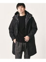 【SALE/60%OFF】nano・universe ogawa別注3レイヤーロングコート ナノユニバース コート/ジャケット モッズコート カーキ ブラック ...