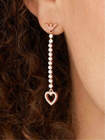 【SALE／10%OFF】EMPORIO ARMANI エンポリオ・アルマーニ アクセサリー レディース ピアス ローズゴールド EGS2967221 ウォッチステーションインターナショナル アクセサリー・腕時計 ピアス ゴールド【送料無料】