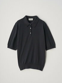 JOHN SMEDLEY Polo Shirt ｜ JILL ｜ 30G ジョンスメドレー トップス ニット ブラック【送料無料】