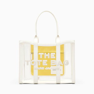 MARC JACOBS �y�����zCLEAR LARGE TOTE BAG/�N���A ���[�W �g�[�g �o�b�O �}�[�N �W�F�C�R�u�X �o�b�O �g�[�g�o�b�O �z���C�g�y���������z