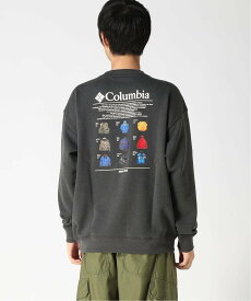 Columbia Columbia/(M)ThunderMount Crew スウェット スラッシャー　バイ　リフルページ トップス スウェット・トレーナー ブラック グリーン【送料無料】