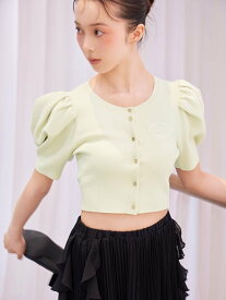 SNIDEL 【Chacott】コラボニットカーディガン スナイデル トップス カーディガン ホワイト イエロー ネイビー【送料無料】