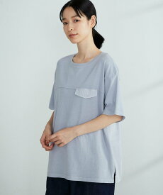 【SALE／30%OFF】ONIGIRI 切替Tシャツ コムサイズム トップス カットソー・Tシャツ パープル グレー ベージュ ブルー