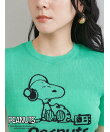 【PEANUTS RECORDS】スヌーピージャガードリブニット