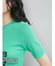 【PEANUTS RECORDS】スヌーピージャガードリブニット