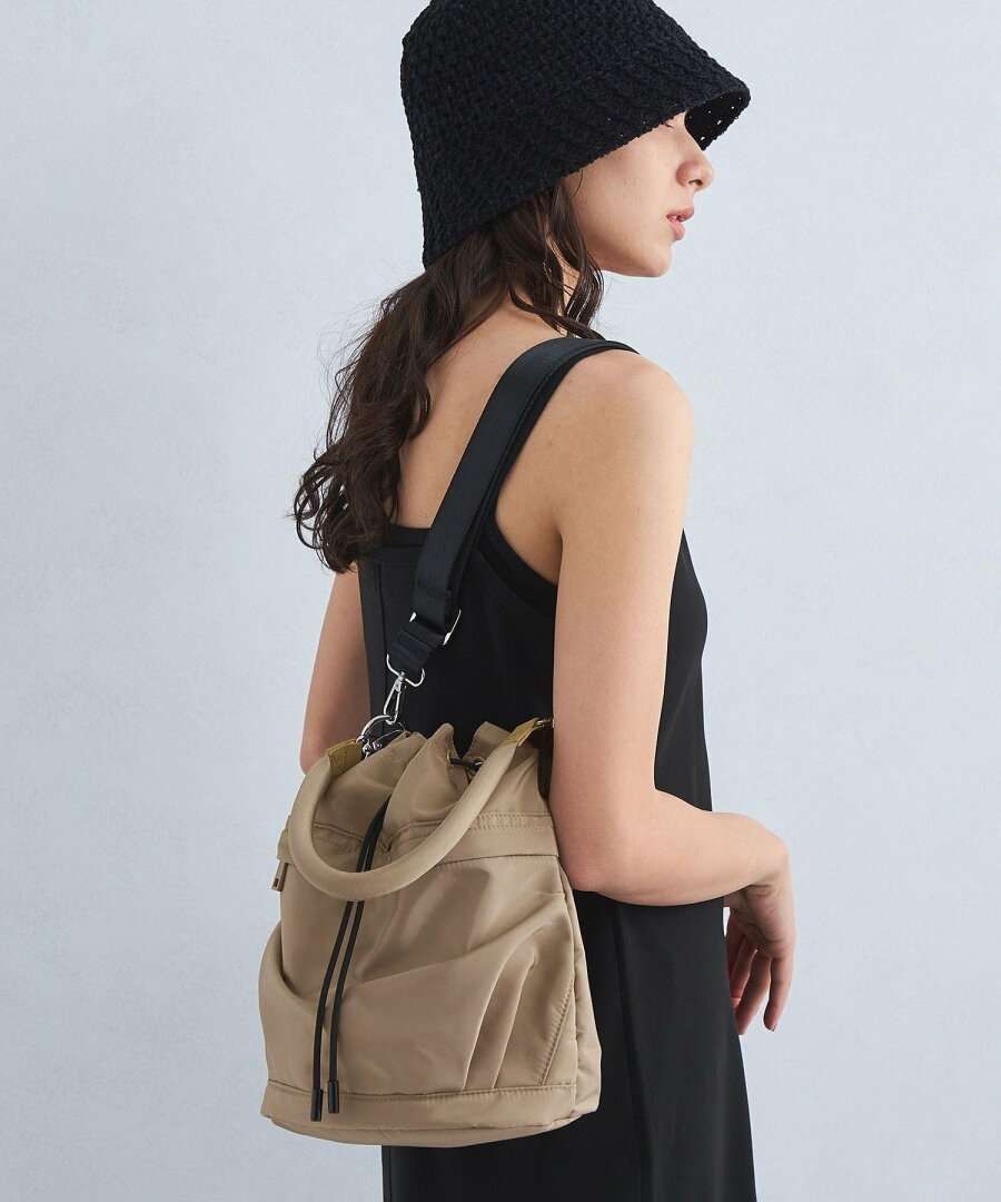 UNITED ARROWS green label relaxing ハッスイ ポケットドロスト バッグ - はっ水 - ユナイテッドアローズ グリーンレーベルリラクシング バッグ ショルダーバッグ ブラウン ホワイト ベージュ ブラック グレー【送料無料】 - メイン画像 2