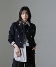 ビジュー刺繍ニットカーディガン