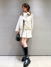 SNIDEL ステンカラーメタルボタンジャケット スナイデル ジャケット・アウター その他のジャケット・アウター グレー ブラック【送料無料】