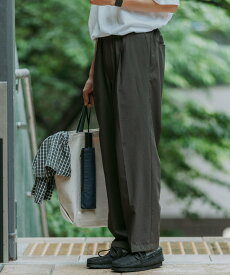 【SALE／10%OFF】UNITED ARROWS green label relaxing Dot Air オルマイ ワイド イージーパンツ W3 -ストレッチ- ユナイテッドアローズ グリーンレーベルリラクシング パンツ その他のパンツ グリーン グレー ブラック【送料無料】