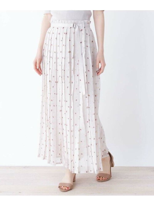 Opaque Clip デザイン柄プリーツマキシスカート Rakuten Fashion 楽天ファッション 旧楽天ブランドアベニュー Aw0655