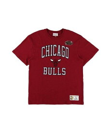 【SALE／20%OFF】Mitchell & Ness ブルズ レジェンダリー スラブ ショートスリーブシャツ NBA LEGENDARY SLUB SS TEE VINTAGE LOGO BULLS ルーキーユーエスエー トップス カットソー・Tシャツ レッド【送料無料】