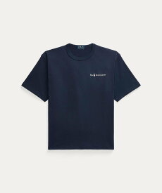 POLO RALPH LAUREN リラックスド フィット ロゴ ジャージー Tシャツ ラルフローレン トップス カットソー・Tシャツ ネイビー【送料無料】