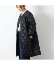 【TAION / タイオン】ミリタリーオーバーサイズ クルーネック ダウンジャケ